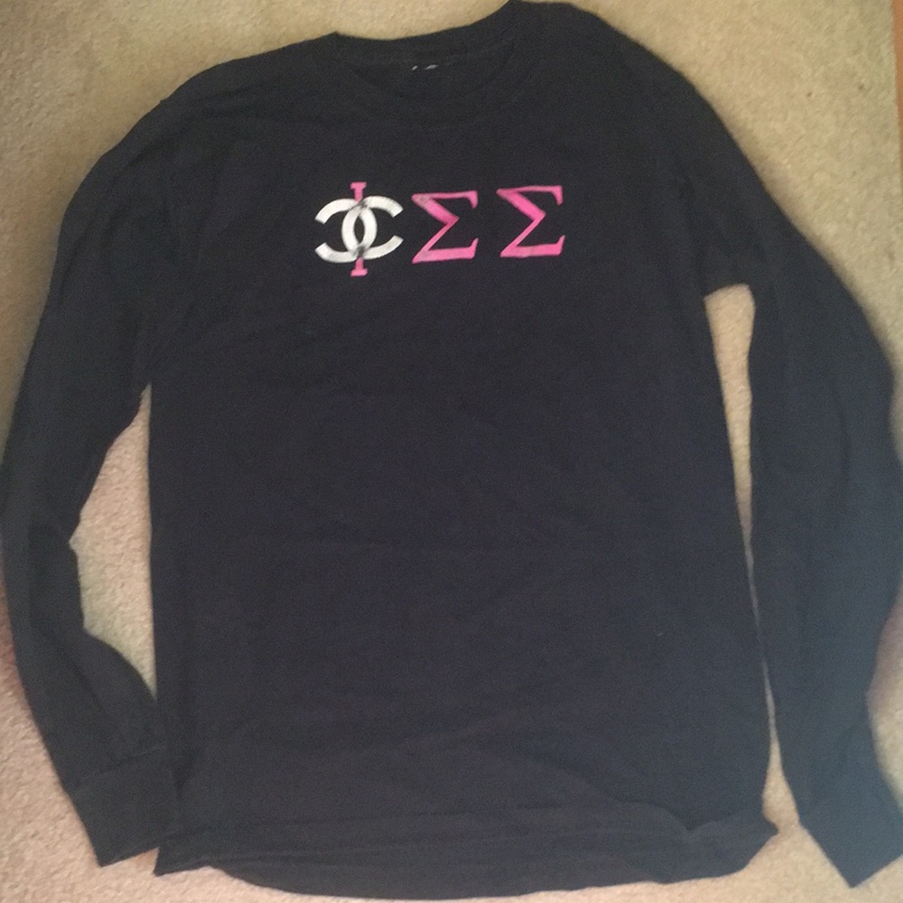 Phi Sigma Sigma Long Sleeve Chanel Shirt